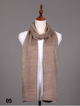 Fashion Pin Stripped Knitted Scarf